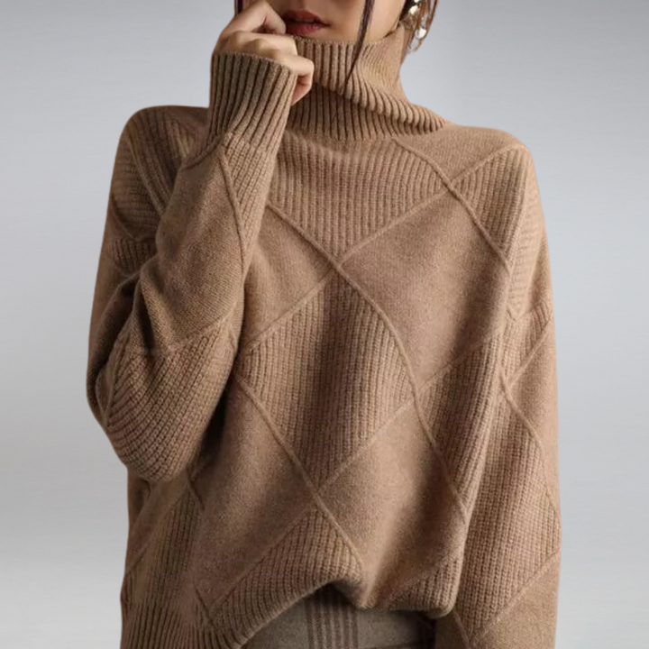 Leah - Soft turtleneck sweater