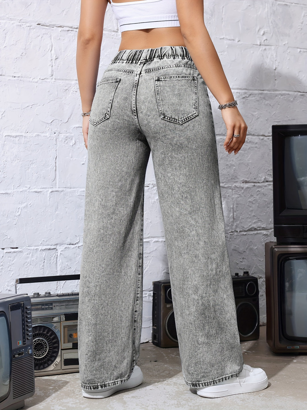 Lucy | Elastic Waistband jeans