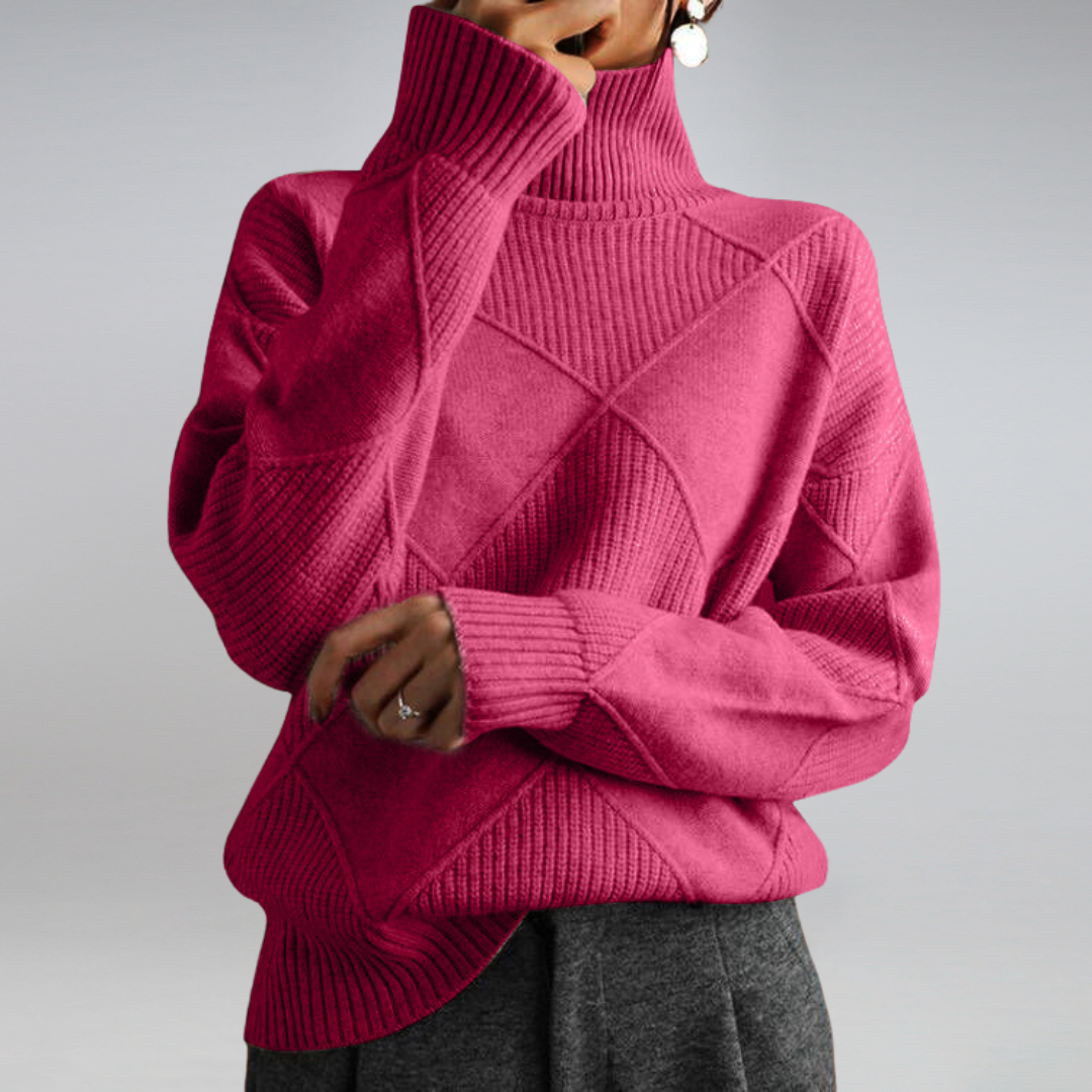 Leah - Soft turtleneck sweater