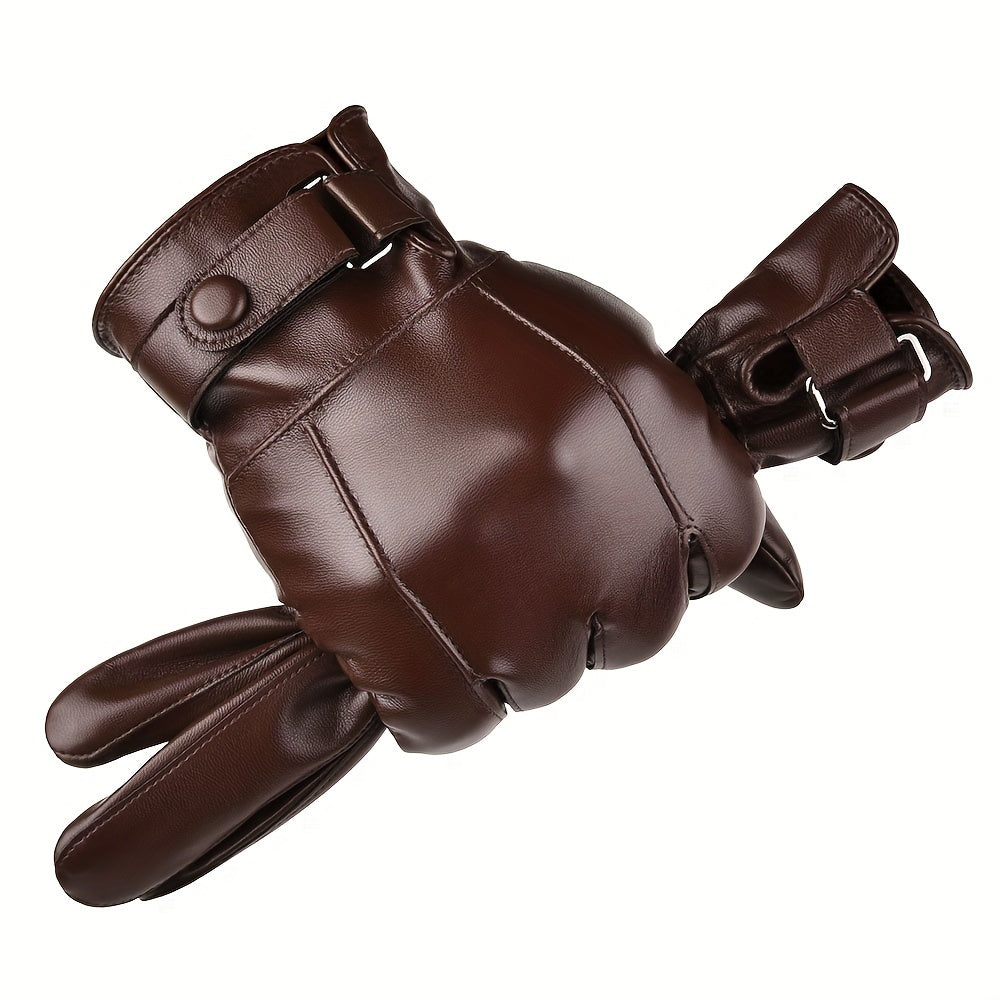 Winter Warm leather Gloves