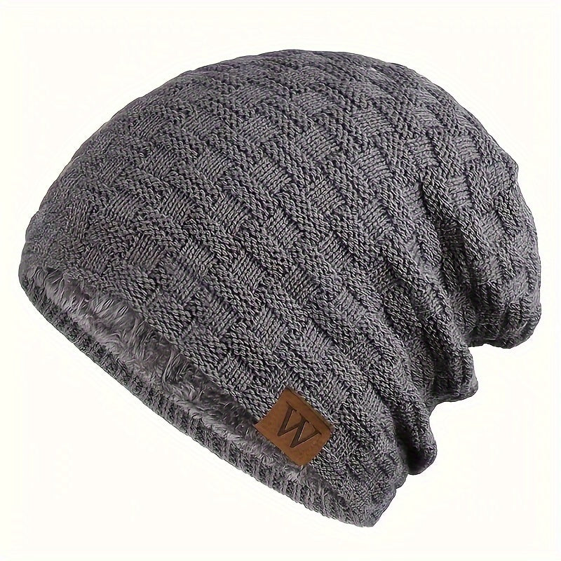 Fleece Lined Knitted Hat