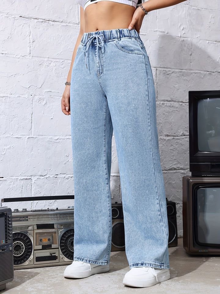 Lucy | Elastic Waistband jeans