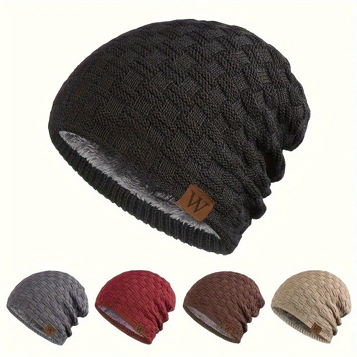 Fleece Lined Knitted Hat