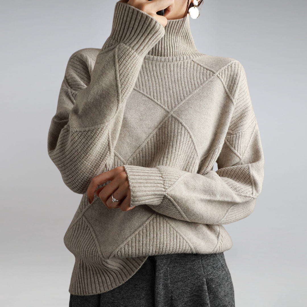 Leah - Soft turtleneck sweater