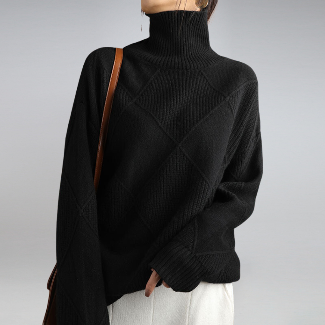 Leah - Soft turtleneck sweater