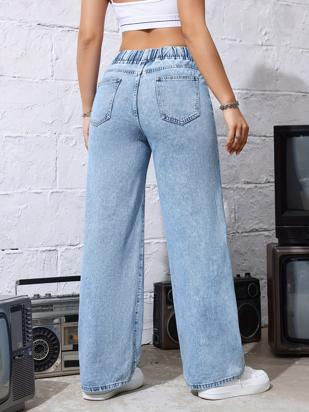 Lucy | Elastic Waistband jeans