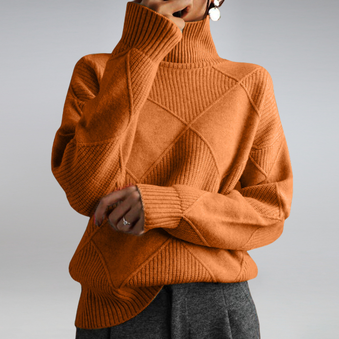 Leah - Soft turtleneck sweater