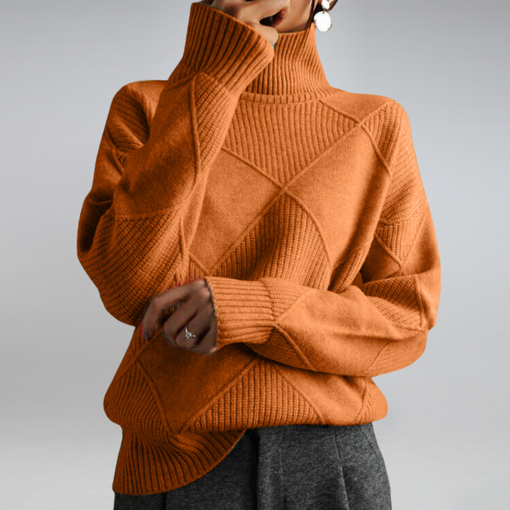 Leah - Soft turtleneck sweater