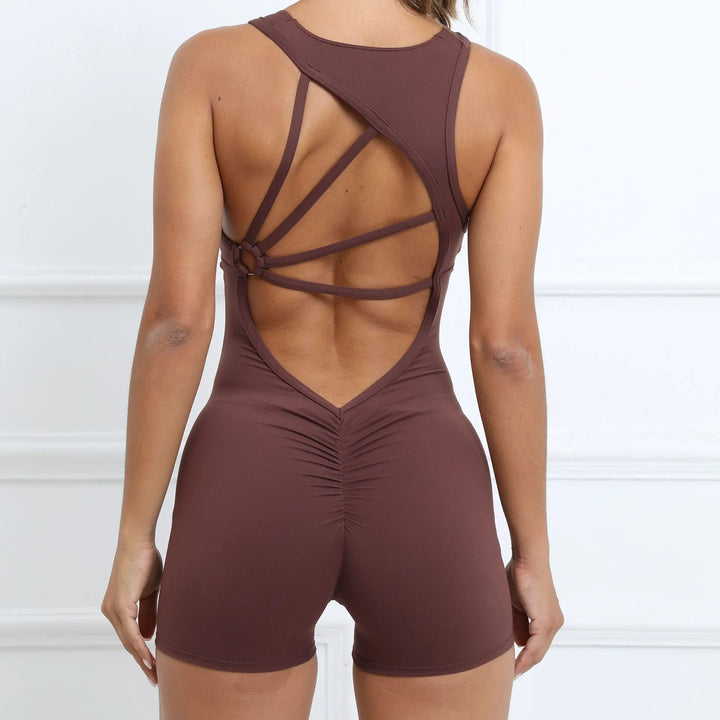 Sporty Jumpsuit with Push Up