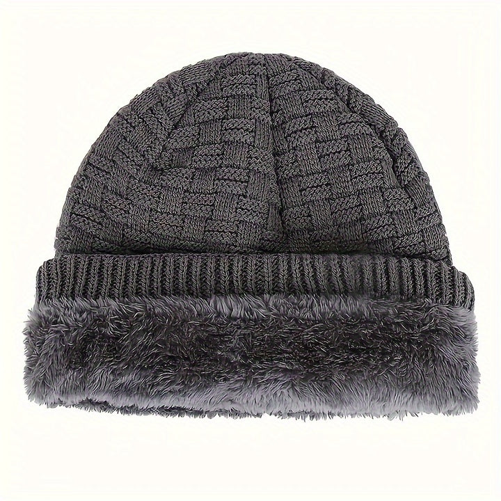 Fleece Lined Knitted Hat