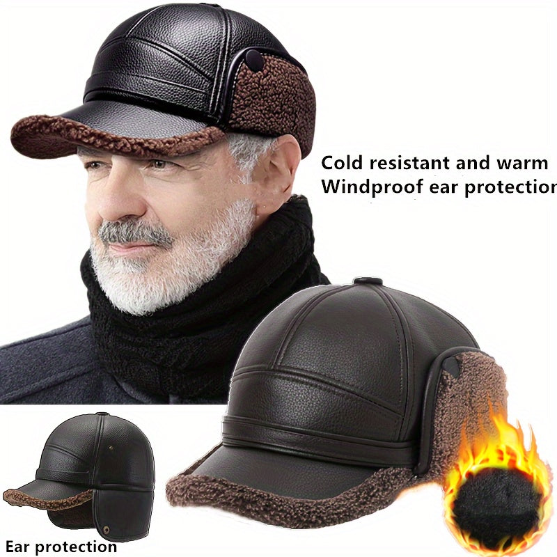 Winter Trapper Hat with Ear Flaps