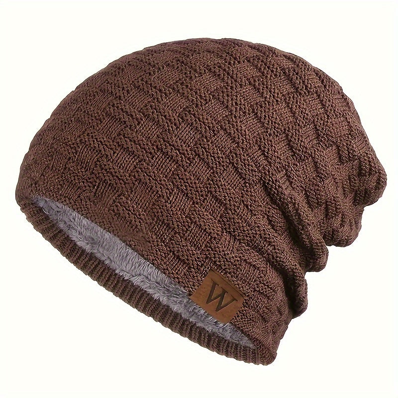 Fleece Lined Knitted Hat