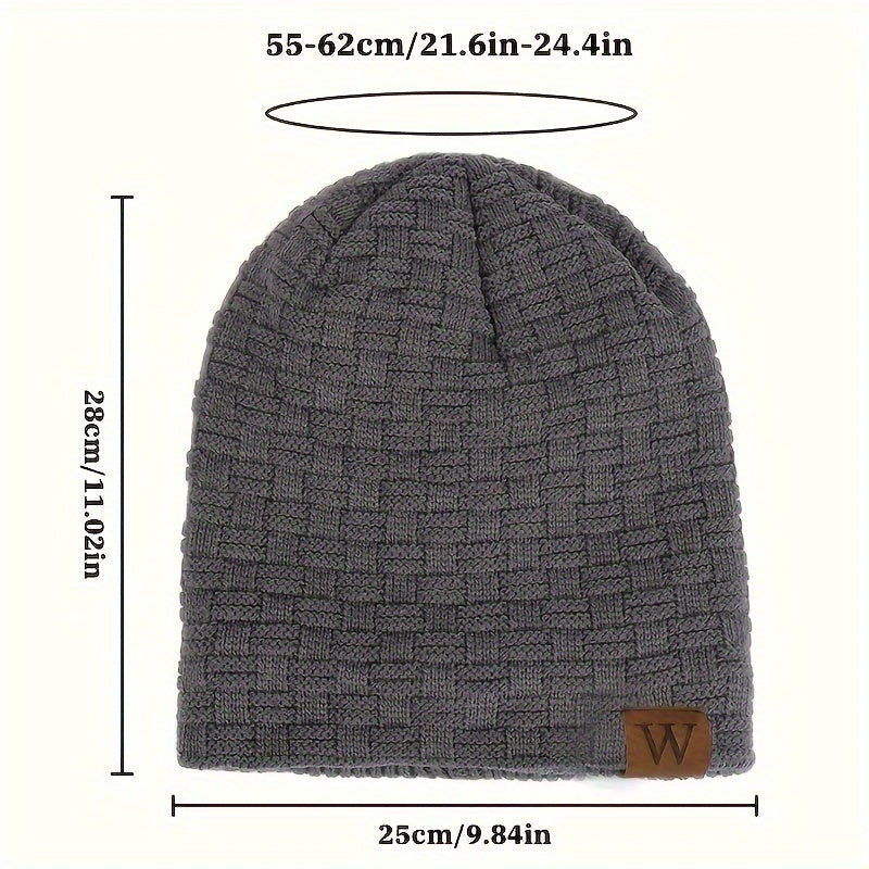 Fleece Lined Knitted Hat