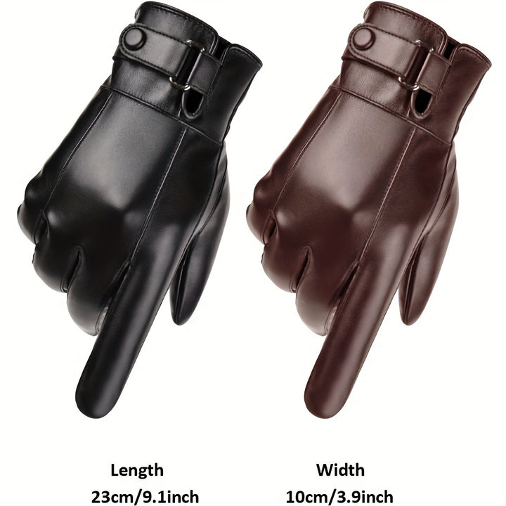 Winter Warm leather Gloves